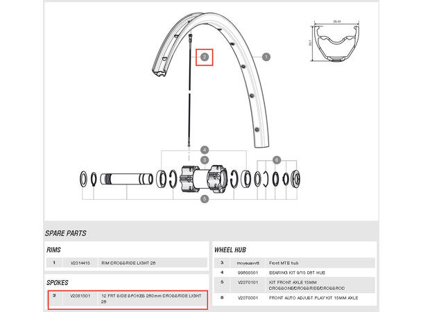 EKE MAV CROSSRIDE LIGHT 26 F V2381501